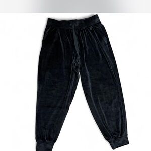 Victoria's Secret Black Velour Joggers